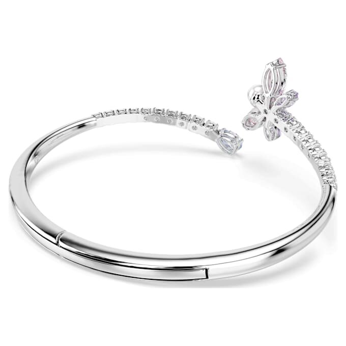 Ariana Grande X Swarovski Bangle Mixed Cuts, Dragonfly, Multicolored, Rhodium Plated Ariana Grande X Swarovski Bangle Mixed Cuts, Dragonfly, Multicolored, Rhodium Plated