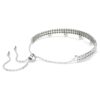 Ariana Grande X Swarovski Bracelet Crystal Pearl, Round Cut, White, Rhodium Plated