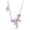 Ariana Grande X Swarovski Pendant Mixed Cuts, Dragonfly, Multicolored, Rhodium Plated