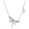 Ariana Grande X Swarovski Pendant Mixed Cuts, Dragonfly, Multicolored, Rhodium Plated