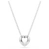 Ariana Grande X Swarovski Pendant Mixed Cuts, Heart, White, Rhodium Plated