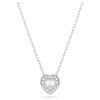 Ariana Grande X Swarovski Set Mixed Cuts, Heart, White, Rhodium Plated