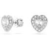 Ariana Grande X Swarovski Set Mixed Cuts, Heart, White, Rhodium Plated