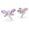 Ariana Grande X Swarovski Stud Earrings Mixed Cuts, Dragonfly, Multicolored, Rhodium Plated Ariana Grande X Swarovski Stud Earrings Mixed Cuts, Dragonfly, Multicolored, Rhodium Plated