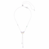 Ariana Grande X Swarovski Y Necklace Mixed Cuts, Dragonfly, Multicolored, Rhodium Plated