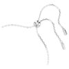 Birthstone Bracelet Square Cut, June, Pink, Rhodium Plated