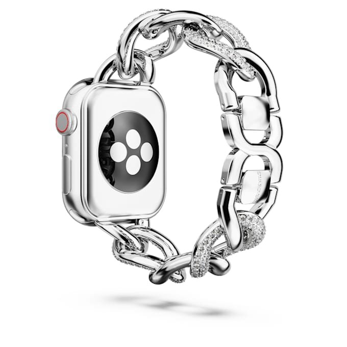 Chain Strap for Apple Watch® 40Mm & 41Mm, Silver Tone, Stainless Steel Chain Strap for Apple Watch® 40Mm & 41Mm, Silver Tone, Stainless Steel