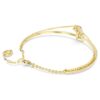 Chroma Bangle Heart, Red, Gold-Tone Plated