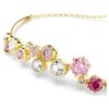 Constella Bracelet Mixed Cuts, Multicolored, Gold-Tone Plated
