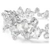 Constella Bracelet Mixed Cuts, White, Rhodium Plated