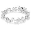 Constella Bracelet Mixed Cuts, White, Rhodium Plated
