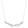 Constella Necklace Mixed Cuts, White, Rhodium Plated Constella Necklace Mixed Cuts, White, Rhodium Plated