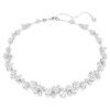 Constella Necklace Round Cut, White, Rhodium Plated Constella Necklace Round Cut, White, Rhodium Plated