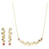 Constella Set Mixed Cuts, Multicolored, Gold-Tone Plated