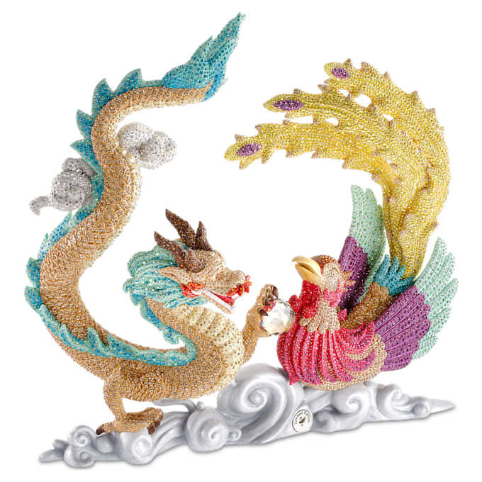 Crystal Myriad Dragon and Phoenix Crystal Myriad Dragon and Phoenix
