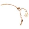 Dextera Bangle Round Cut, White, Rose Gold-Tone Plated