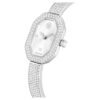 Dextera Bangle Watch Swiss Made, Metal Bracelet, Silver Tone, Stainless Steel