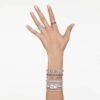 Dextera Bangle Watch Swiss Made, Metal Bracelet, Silver Tone, Stainless Steel