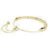 Dextera Bracelet Round Cut, White, Gold-Tone Finish