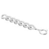 Dextera Extender White, Rhodium Plated