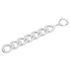 Dextera Extender White, Rhodium Plated