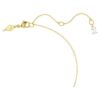 Dextera Pendant Interlocking Loop, White, Gold-Tone Plated