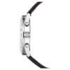 Dextera Tachymetre Watch Swiss Made, Leather Strap, Silver Tone, Stainless Steel