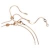 Dragon & Phoenix Necklace Set (2), Crystal Pearl, Dragon’s Claw, White, Rose Gold-Tone Plated