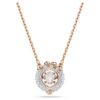 Dragon & Phoenix Pendant Dragon’s Claw, White, Rose Gold-Tone Plated