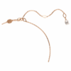 Dragon & Phoenix Pendant Dragon’s Claw, White, Rose Gold-Tone Plated