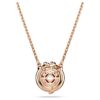 Dragon & Phoenix Pendant Dragon’s Claw, White, Rose Gold-Tone Plated