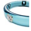 Dulcis Bangle Octagon Cut, Blue, Gold-Tone Plated