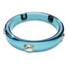 Dulcis Bangle Octagon Cut, Blue, Gold-Tone Plated