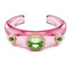 Dulcis Cuff Mixed Cuts, Multicolored, Gold-Tone Plated