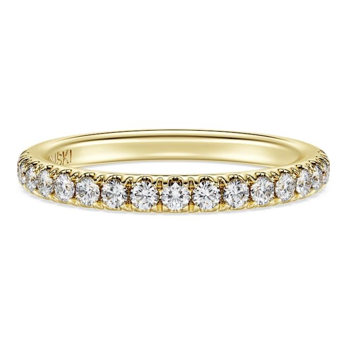 Eternity Band Ring Lab-Grown Diamonds 0.4 Ct Tw, Round Shape, 14K Yellow Gold Eternity Band Ring Lab-Grown Diamonds 0.4 Ct Tw, Round Shape, 14K Yellow Gold