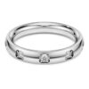 Eternity Band Ring Lab-Grown Diamonds 0.5 Ct Tw, Round Shape, 14K White Gold