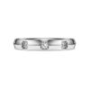 Eternity Band Ring Lab-Grown Diamonds 0.5 Ct Tw, Round Shape, 14K White Gold