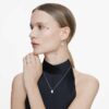 Eternity Drop Earrings Lab-Grown Diamonds 1.25 Ct Tw, Pear Shape, 14K White Gold