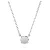 Eternity Pendant Lab-Grown Diamonds 0.5 Ct Tw, Round Shape, Sterling Silver Eternity Pendant Lab-Grown Diamonds 0.5 Ct Tw, Round Shape, Sterling Silver