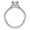 Eternity Solitaire Ring Lab-Grown Diamonds 1.7 Ct Tw, Round Shape, 14K White Gold