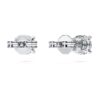 Eternity Solitaire Stud Earrings Lab-Grown Diamonds 1 Ct Tw, Round Shape, 14K White Gold