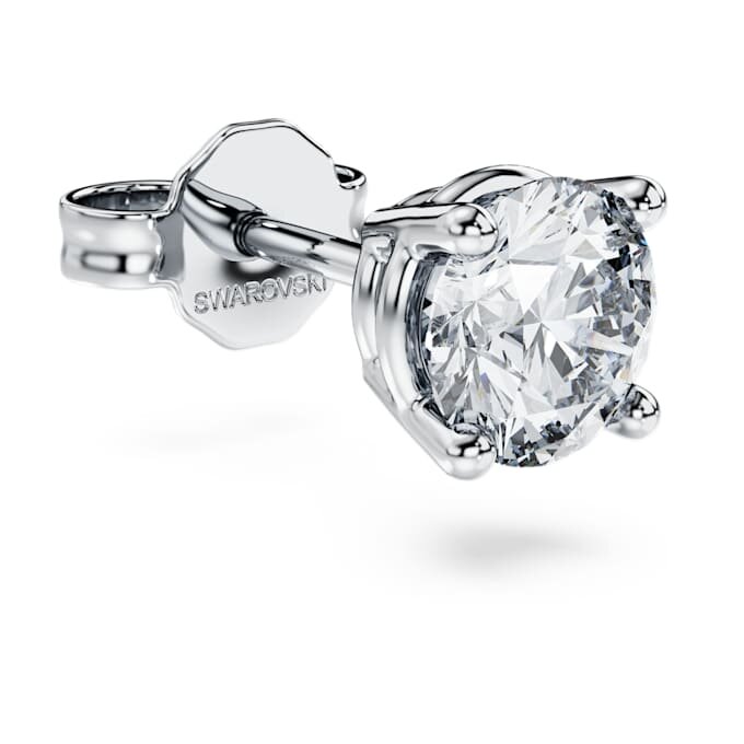 Eternity Stud Earring Lab-Grown Diamonds 0.5 Ct Tw, Single, Round Shape, 14K White Gold Eternity Stud Earring Lab-Grown Diamonds 0.5 Ct Tw, Single, Round Shape, 14K White Gold