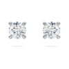Eternity Stud Earrings Lab-Grown Diamonds 0.52 Ct Tw, Round Shape, Sterling Silver Eternity Stud Earrings Lab-Grown Diamonds 0.52 Ct Tw, Round Shape, Sterling Silver