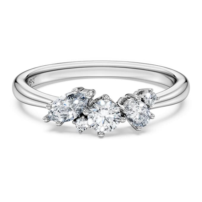Galaxy Ring Lab-Grown Diamonds 0.43 Ct Tw, Mixed Shapes, Sterling Silver Galaxy Ring Lab-Grown Diamonds 0.43 Ct Tw, Mixed Shapes, Sterling Silver