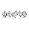 Galaxy Ring Lab-Grown Diamonds 1 Ct Tw, Mixed Shapes, 14K White Gold