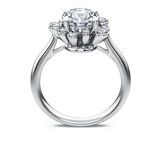 Galaxy Ring Lab-Grown Diamonds 2 Ct Tw, Round Shape, 14K White Gold Galaxy Ring Lab-Grown Diamonds 2 Ct Tw, Round Shape, 14K White Gold