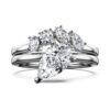 Galaxy Ring Set (2), Lab-Grown Diamonds 1.4 Ct Tw, Pear Shape, 14K White Gold Galaxy Ring Set (2), Lab-Grown Diamonds 1.4 Ct Tw, Pear Shape, 14K White Gold