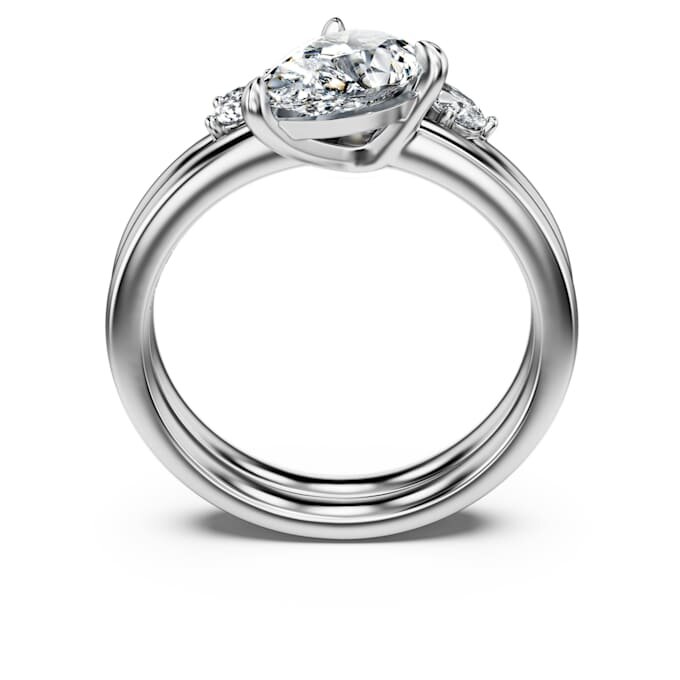 Galaxy Ring Set (2), Lab-Grown Diamonds 1.4 Ct Tw, Pear Shape, 14K White Gold Galaxy Ring Set (2), Lab-Grown Diamonds 1.4 Ct Tw, Pear Shape, 14K White Gold