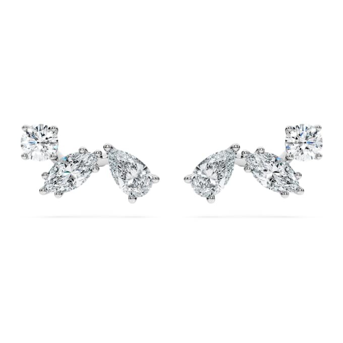 Galaxy Stud Earrings Lab-Grown Diamonds 0.5 Ct Tw, Mixed Shapes, Sterling Silver Galaxy Stud Earrings Lab-Grown Diamonds 0.5 Ct Tw, Mixed Shapes, Sterling Silver
