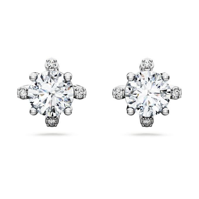 Galaxy Stud Earrings Lab-Grown Diamonds 2.1 Ct Tw, Round Shape, 14K White Gold Galaxy Stud Earrings Lab-Grown Diamonds 2.1 Ct Tw, Round Shape, 14K White Gold
